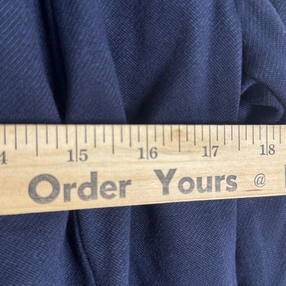 cabi Blazer Womens 8 Navy Double Breasted Gold Button Nautical Stretch 5150 - Picture 7 of 12